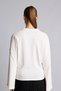 I2727AXER105 Ecru Crew Neck, Drop-Shoulder, Wide, Long-Sleeved Relaxed Fit Basic T-Shirt - 5