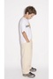 CHILDREN'S ELASTIC-WAISTED BAGGY LOOSE-FIT CREAM PANTS - 2
