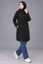 Women's Modest Long Tunic with Pockets, Crew Neck, Long Sleeves, Relaxed Fit, Casual Sporty Tunic - 2