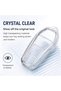 2 Pcs Clear Thin Car Key Fob Cover Compatible with BYD, Full Wrap Protective Key Shell Dustproof Ant - 3