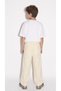CHILDREN'S ELASTIC-WAISTED BAGGY LOOSE-FIT CREAM PANTS - 3
