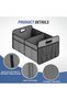 Car Trunk Organizer, Foldable Waterproof Oxford Car Storage, Multi-Compartment Foldable Trunk Grocer - 2