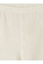 LCW Vision Ecru Raschel Solid Straight & Slim Flared Women's Pants, with the ALITA CITY Touch - 6