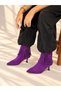 Savanna Mor Suede 5 cm Thin Heel Tassel Detail Women's Boots Botti̇e - 5