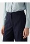 LCW Modest Navy Blue Straight-Leg Standard & Regular Women's Pants, Featuring the ALITA CITY Touch - 3
