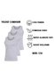 136 MEN'S Single Jersey 100% Cotton Gray Tank Top With Straps, Pack Of 3