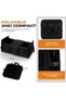 Car Boot Organizer with Cooler Bag – Foldable Multi-Compartment Trunk Organizer with Carry Handle, H - 4