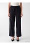LCW Modest Black Straight-Leg Comfortable & Relaxed Wide-Leg Women's Pants, Featuring the ALITA CITY Touch - 2