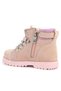 Griffon Genuine Leather Pink Glitter Zippered Baby Girl Boots - 4
