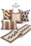 Digitally Printed Modern Bohemian-Patterned Square Cushion Cover, 43 x 43 cm, Reversible Cushion Cover, 1 PIECE, Katrem Series - 6