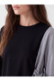 Peak New Season Black Striped Soft Touch Women's Sweatshirt Tunic - 3