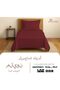 100% Cotton Single Bed Sheet Set Rio Red 400 Thread Count - 2
