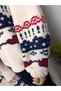 Women's Ecru Plush Sweatshirt, Standard Size, Half-Zip, Mock Neck, Soft-Textured, Relaxed Fit, Winter Top, Ethnic Patterned - 7