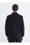 Peak New Season Navy Blue Regular Fit Men's Jacket - 5