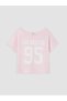 XSIDE Pink Jersey Printed Loose & Oversized Short-Sleeve Women's T-Shirt—The ALITA CITY Way - 5