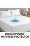 Premium Waterproof Mattress Protector, White, Quilted Design, Full Coverage Protection, Liquid-Proof - 2