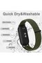 حزام نايلون لـ Xiaomi Mi Band10/9/8، حزام رياضي ناعم قابل للتعديل وقابل للتنفس، بديل لحزام المعصم. - 5