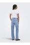 Onlkansas Women's Regular Straight-Leg Ankle-Length Stretch Jeans, Light Blue - 3