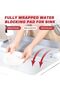 Silicone Sink Splash Guard 17.7 Inch L-Shape Suction Cup for Kitchen - 6