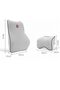 Lumbar Support Back Cushion Headrest Set Neck Pillow Kit with Memory Foam Comfortable Relieve Back S - 2