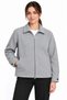 Solid-Color Cashmere Shirt-Collar Reversible Zipper Jacket - Gray - 3