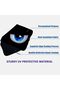 Blue Eyes Car Windshield Sunshade, Foldable Front Window Sun Shade, UV Rays & Heat Blocking, Univers - 3
