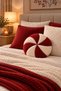 Sugar Pillow Welsoft Fleece Fabric Decorative Round Cushion, Padded Plush Armchair Cushion, Single - 2