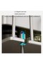 4-Slot Toothbrush Rack, Multi-Function Toothbrush Holder, Punch-Free Toothpaste Holder, Wall-Mounted - 5
