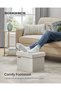 Small Folding Storage Ottoman, 12.2 x 16.1 x 12.2 Inches - 3
