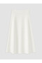 TWO MT SHOP QUALITY LCW Vision Ecru Knit Skirt Straight Midi Skirt for Women - 4