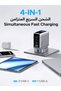 شاحن 100 واط بمنفذ Type C مع شاشة ذكية، قابس شحن سريع GaN بأربع منافذ - 5