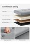 Small Folding Storage Ottoman, Dove Gray - 4