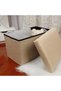 Foldable Storage Ottoman Box Storage Stool Cube Storage Ottoman Footstool Storage Box Ottomans Cube - 7