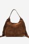 Mojave Women's Shoulder Bag, Genuine Suede Leather, TABA