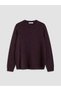 TWO MT SHOP QUALITY LCW EVERYDAY Purple Oval-Neck Glittery Women's Knit Sweater - 5