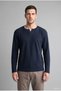 Regular Fit Crew Neck Waffle Basic Sweatshirt, Navy Blue I2046AX26WN - 2