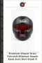 Premium Athlete Health Equipment Full-Face Helmet, Faux Leather, Black, S