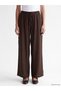 XSIDE Brown Linen-Look Straight-Leg, Loose & Wide-Leg Women's Pants—The ALITA CITY Difference - 2