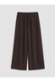 XSIDE Brown Linen-Look Straight-Leg, Loose & Wide-Leg Women's Pants—The ALITA CITY Difference - 4