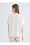 LCW DREAM Pink-Printed Short-Sleeved Women's Pajama Top, Featuring the ALITA CITY Touch - 2