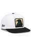 Black-White Hip Hop Hat with Crow Logo