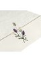 Arwa bamboo flower embroidered hand towel, ecru, 50x90 cm, ecru. - 3