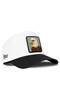 Black and White Baseball Cap with Eagle Logo