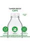 Glass Milk Bottle with Plastic Tamper-proof Caps (6 Pack) Vintage Reusable Dairy Drinking Containers, Glass Bottles for Milk, Juice,Yogurt, Smoothies, Honey, Tomato Sauce, Jam, Syrup (300ml) - 3