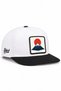 Black-and-White Hip-Hop Hat with the Japan Logo