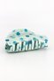 C-Shaped Curved Blueberry-Patterned Buckled Clip - 2