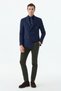 Khaki Comfort Fit Cotton Canvas Pants
