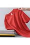 Split Book Men Summer Slim Fit Solid Color T Shirt