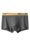 Men Boxers Milk Breathable Elastic Solid Color
