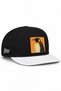 White and Black Hip-Hop Hat with Penguin Logo